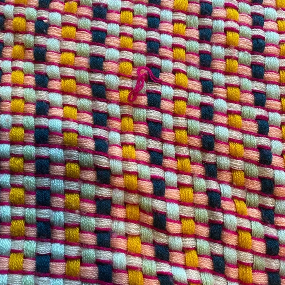 Anthropologie Multicolor Tasseled Sheila Throw Blanket OS